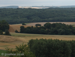 View from the Chemin des Dames at Cerny-en-Laonnois.