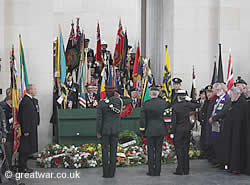 Annual Armistice Day ceremony at the Menin Gate in Ypres.