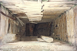 Shaft in the Bremen Redoubt, Ypres Salient.