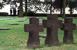 Langemark cemetery in the Ypres Salient.