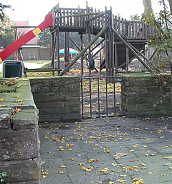Original gateway to Poelkapelle German cemetery.