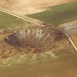 Lochnagar mine crater.