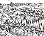 Gas was released from pressurized metal bottles on 22 April 1915.