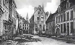 Ypres was suffering serious damage to its buildings and water supply by 22 April.