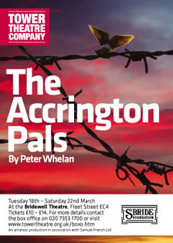 The Accrington Pals theatre production poster