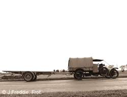 Crossley Tender and aicraft revovery trailer