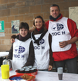 Volunteers from TOC H Belgium.