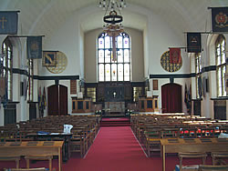 Interior of St. George's Memorial Church in Ypres.