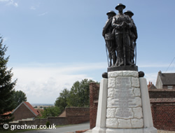 British 37th Division monument in Monchy-le-Preux.