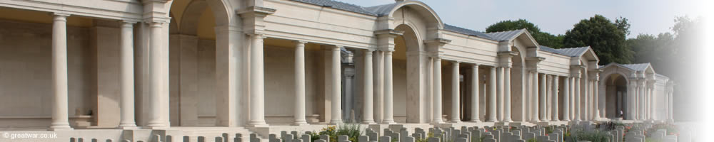 Arras Memorial to the Missing in the Faubourg d'Amiens Cemetery.