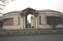 Entrance to the Arras Memorial on Boulevard du General de Gaulle.