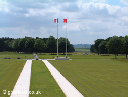 View looking south-west from the Vimy Memorial towards Mont St. Eloi on the horizon.