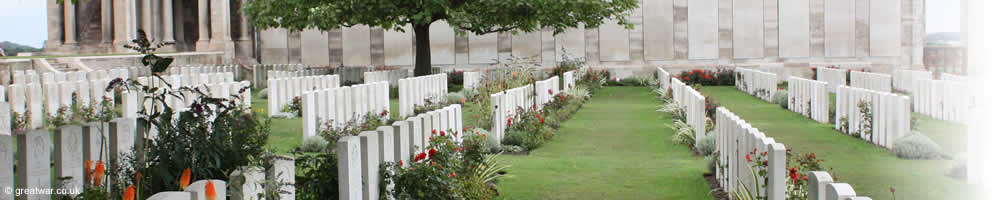 Dud Corner Cemetery and the Loos Memorial, Loos-en-Gohelle, France.