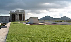Looking to the south-east towards the Double Crassier slag heap, which was there on the 1914-1918 Loos battlefield.