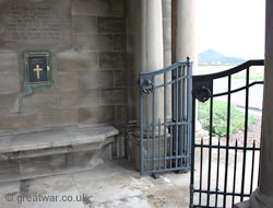 Entrance at Dud Corner Cemetery.