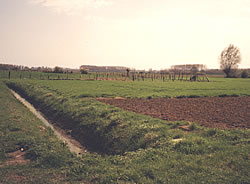Landscape of French Flanders near Fromelles.