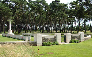 Givenchy Road Cemetery in the Canadian National Vimy Memorial Park on the French Flanders and Artois battlefield.
