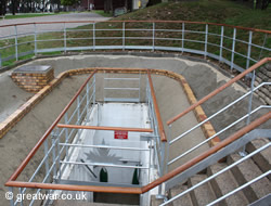 Grange Subway Tunnel entrance at the Vimy Memorial Park.