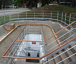 Grange Subway Tunnel entrance at the Vimy Memorial Park.