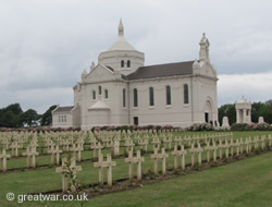 View of the south side of the chapel.