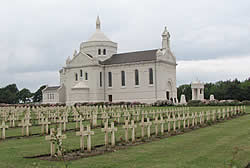View of the south side of the chapel. 