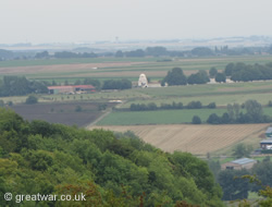 View from the hill at Notre Dame de Lorette looking south.