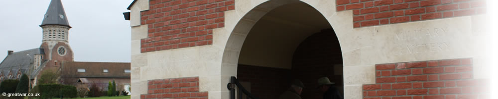 Fromelles Pheasant Wood entrance building.