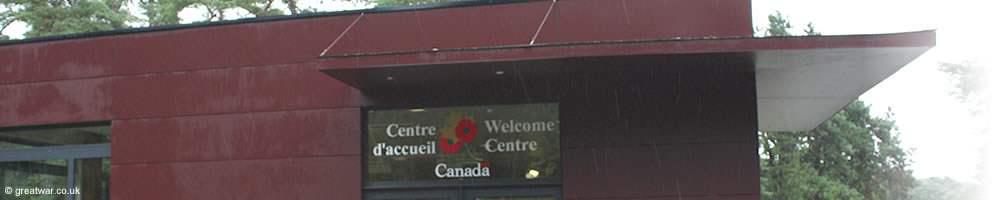 Interpretive Centre Vimy Memorial Park, France.