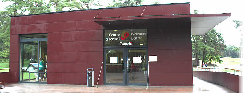 Interpretive Centre Vimy Memorial Park, France.