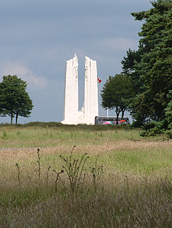 View looking north-east from the position of No-Mans-Land between the Front Lines at the start of the Battle of Arras on 9 April 1917.