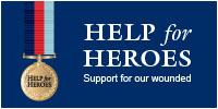 logo for the Help for Heroes fundraising campaign