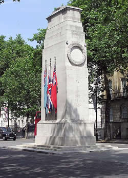 The Cenotaph, Whitehall, London.