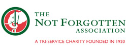 Donate to the Not Forgotten Association logo for the Not Forgotten Association