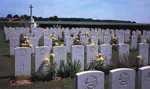 Longueval Road British Military Cemetery 1914-1918, Northern France
