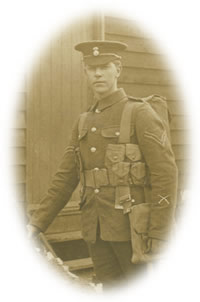 Corporal Thomas Parker, 2nd Royal Welsh Fusiliers, killed in action on the Somme battlefield 6 November 1916.
