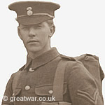 Corporal T H Parker, Royal Welch Fusiliers.