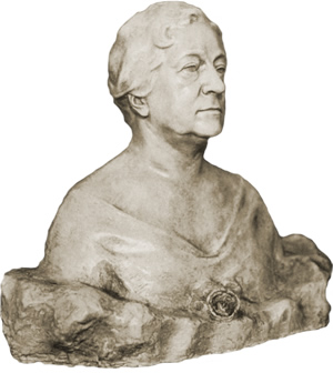 Bust of Moina Michael