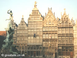 The Grote Markt in Antwerp.