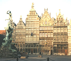 The Grote Markt in Antwerp.