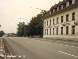 Road to Brussels at Casteau north-east of Mons.