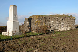 German bunker at Langemark, next to 34th Division memorial.