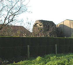 Hussar Farm with its preserved British observation post.