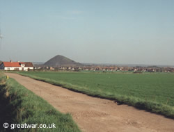 View from the German positions south of Loos looking to Mazingarbe to the north-west.