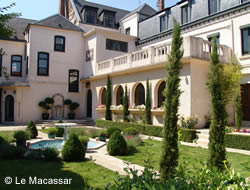 Courtyard at Le Macassar Hotel