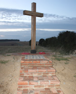 Memorial cross to the 12th Battalion the Gloucestershire Regiment, Longueval