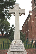 Memorial to the 16th Irish Division at Guillemont.