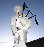 The Piper's Memorial at Longueval
