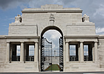 Pozieres Memorial to the Missing of the Somme Battles of 1918.