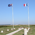 Site of Pozieres windmill and Australian memorial.