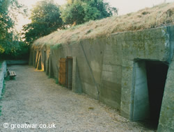 Advanced Dressing Station bunker at Essex Farm.